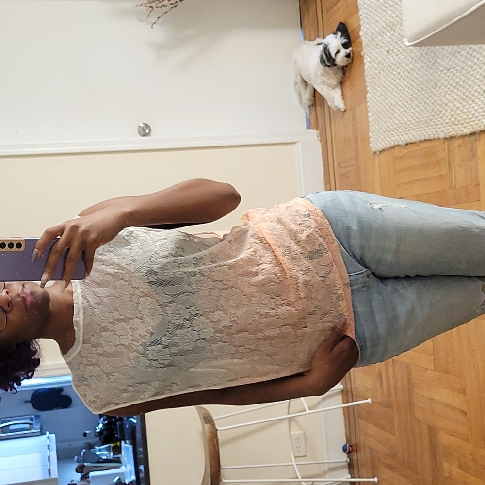Urban Outfitters Ombre Lace Tank Top
